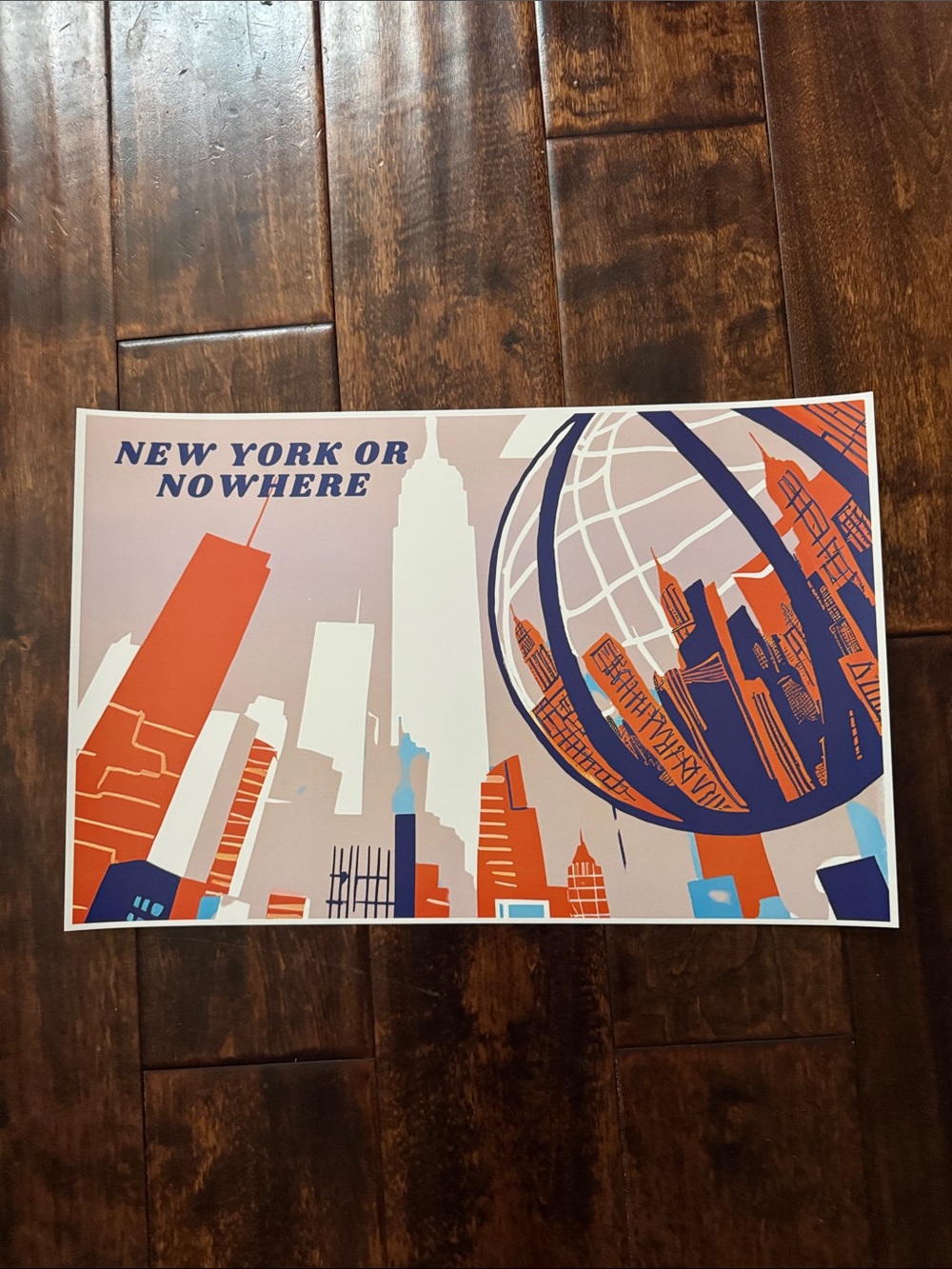 NEW YORK OR NOWHERE 11X17 ART PRINT